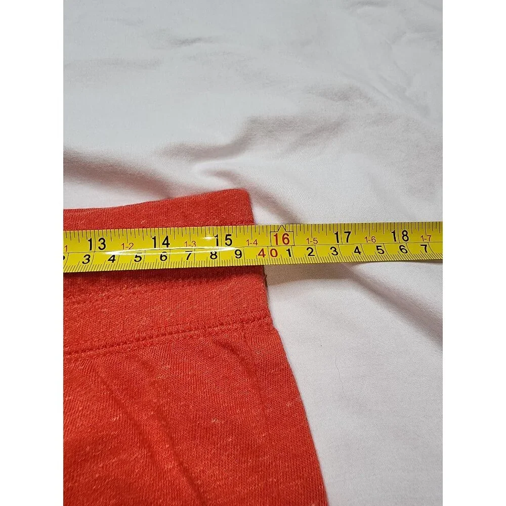 Nike Womens Elastic Waist‎ Cropped Pants size Medium Red